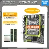 Cartes mères SZMZ X79 CPU CPU RAM Combo Whit Xeon E5 2689 + 32 Go DDR3 Kit Real X79 LGA 2011 Placa Mae X79D