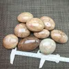 Peach Moonstone Palm Stones Piedras Natures Y Minerales Stones and Crystals Natural Gemstone Healing Reiki Modern Home Decor