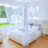 4 Corner Post Mosquito Net Canopy Bed Curtains for Full Queen King Size Bed Anti Mosquito Netting for Patio Indoor Outdoor