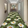 3d ruisseau Path Path Corridor Couloir tapis long long pastoral floral salon Tapis Herbe pelouse de fleurs de chambre à coucher tapis de cuisine