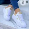 Vrouwen Casual schoenen Fashion Butterfly Decor Round Head Sneakers Lederen veter platform Dames Vulkaniseerde schoenen vrouwelijk schoenen 240402