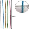 100pcs/long Long 30cm Glitter Chenille Come Pipe Cleaners Kids Toys Diy Handicraft Materials for Creative Kids Educational Toys