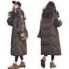 Versione coreana Super bella bella giù per le donne 2023 inverno Nuova giacca da ginocchina sciolta casual sciolta