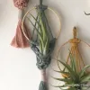 Macrame coloré Porte-plante aérienne Boho Mur suspendu Tapestry Pod Panter Flower Panier de fleurs de filet