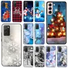 Telefonkoffer für Samsung S22 5G S21 Ultra S20 Fe S10 plus Lite Christmas Santa Snowman Soft Silikonabdeckung für Galaxy S9 S8 S7 A91