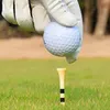 100pcs Golf Tees Sturdy Unbreakable Wood Professional Golf Ball Stand Training Aid Tool Tool Golf Gold Down Tees Training Equipment