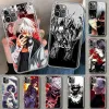 Tokyo Ghouls Anime Telipe Case Cubierta para iPhone 14 13 11 Pro 12 Mini 15 Print 7 8 6S Plus + XR X XS MAX SE 5S COQUELO COQUE