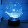 3d Night Light Cosmic Space Tafellamp Kleurrijk Touch Remote Control Led Bedide Lamp Verjaardag Geschenk Huiskamer Decor Nachtlicht