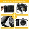 Auto Focus 48MP digitale camera voor pography 4K vlog camcorder front achteraan dubbele lens selfie livestream webcam 240407