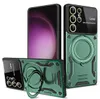 Кольцевая подставка для телефона для Samsung Galaxy A35 A55 A25 A15 A05 A05S A14 A24 A34 A54 5G Magnetic Cay Cover с защитой камеры кронштейна.
