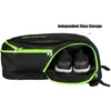 Borsa per racchetta multifunzionale Badminton Tennis zaino Sports Fitness Gym con Racquet di deposito per scarpe indipendente 240402