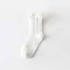 Femmes chaussettes en dentelle blanche douce princesse Lolita Autumn printemps Mary Jane Chaussures pour filles