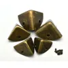 20-35mm Bronze Vintage Box Corner Protector Triangle Metal Box Decorative Edge Safety Guard Corner Clip Metal Jewelry Box Corner