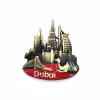 World Souvenirs Refrigerator Autocollant magnétique Dubaiamerica Autriche Vienne Venise British Metal Magnet Refrigerator Bottle Overner