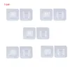 10 pcs Double-sided Adhesive Wall Hooks Waterproof Oilproof Self Adhesive Hooks