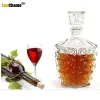 1PC Glass Whisky Lot Liquor Boissons à vin transparent Decanteur Crystal Vintage Bouteille CARAFE CADEAU 250ML 500ML 850ML JR 1081