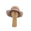Träkorn skyltdocka Dummy Head -modell för peruker Hat Display Holder Stand