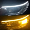 2pcs Led Car Daytime Running Light Flexible Waterproof DRL LED Auto Headlight Strip Tube Lamp Turn Signal Decorative Lights 12v