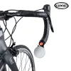 Miroirs à vélo Miroirs de vue arrière Miroir de sécurité de barre de route pour vélo de route LED convexe accessoires d'objectif en acier miroir d'extrémité de barre pour le vélo