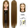 NEVERLAND 30'' 75cm Long Thick Hairs for head Practice Training Head Hairdressing Styling Synthesis Training Mannequin Doll Head