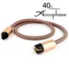 HI END SCHUKO ACCOPHASE EU Power Plug Cable Power CD -förstärkare AMP HIFI AC Mains Power Cable EU Schuko Power Iine