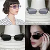 Solglasögon oregelbunden metallram med niuniu SMU53W Designer Solglasögon Fashion Män och kvinnors plåtspegelben