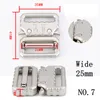 Metall Quick Side Release Spuckles For Webbing Tactical Belt Safety Strong Hooks Clips Diy Outdoor Bagage Accessories Silver Silver