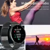 Bekijkt 2022 Smart Watch Ladies Full Touch Screen Sport Fitness Watch IP67 Waterdichte Bluetooth voor Android iOS Smart Watch Vrouw