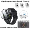 Soft Protectiom Film for Huawei Watch GT 3 42mm/46mm Smartwatch PMMA+PC Screen Protecto Cover (Not Glass) Protector Case