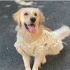 犬のアパレルドレス夏のペット服ポメラニアンプードルシュナウザーボーダーコリーサモイドハスキーラブラドールゴールデンレトリバー大きな服