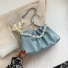 Hobo Fashion Pieted Cross Cohbod Bull Cloud PU PETH Piccole borse per borse da donna Donne Parl Luxury Design Bags