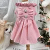 Dog Apparel Small Dresses Cat Chihuahua Clothing Summer Pet Yorkie Pomeranian Maltese Poodle Bichon Schnauzer Clothes Skirt