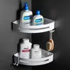 Bathroom Accessorie Set Aluminium Towel Rack/Ring Paper/Toilet Brush/Hair Dryer Holder Hook Tissue Box Coner Shelf Bath Hardware