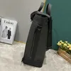 Designers högkvalitativ handväska man mode axelväska klassisk läder handväska lyx svart blommkvinna crossbody väska