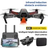 Drones 2022 P5 DRONO 4K Cámara dual Cámara profesional Fotografía aérea Infrarrojo Evitación de obstáculos Quadcopter RC Helicóptero Juguete