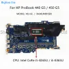 Motherboard DAX8JMB16E0 For HP ProBook 450 G6 440 G6 Laptop Motherboard With 4205U i3 i5 i7 CPU UMA DDR4 L44886601 L44887601 L44881601