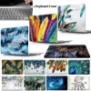 Case Case for Apple MacBook Air Pro Retina 11 12 13 16 16 Dotyk Pasek Pióro Hard Shell Laptop Cover + klawiatura skóra