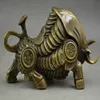 Cina Copper intaglia la ricchezza di tutto il corpo statue zodiacale di zodiaco 7882548293L