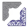 Various Lace Corners Shape Metal Cutting Dies Stencil Scrapbook Album Embossing For Gift Card Making Handcraft Decor
