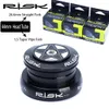 Risque MTB Road Bicycle Headsets 44mm 34/41/41.8 / 49.7 / 50,6/55/56mm pour le vélo 28,6 mm 1 1/8 droit 1,25-1,5 "1 1/4-1 / 2 FORK FORK FORK