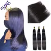 Extensões retas de cabelo Extensões de cabelo Humano 100pcs/ conjunto Extensões naturais de cabelo