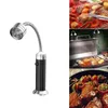 1pc 9 LED Flashlight BBQ Grill Light Outdoor Super Bright Magnetic Base Barbecue Lights Soft Tube Torch Lighting Lamp