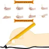 4/16pcs crianças escrevendo lápis Pen Holder Aprendizagem Prática de Aprendizagem de Silicone Aperte a Correção da Postura de Handrogada Infantil