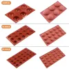 6 15 24 Holes Ball Chocolate Mold Set Slicone Molds For Baking Pastry Forms Baking Tools Accessories Dessert Bombs Hemisphere