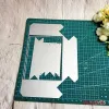 Love -Tausch -Tags mit Taschen Metall Schneiden stirschen Schablonen für DIY Scrapbooking Fotoalbum Dekorative Präge DIY Papierkarten