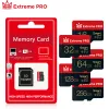 Kort Partihandel 10st/Lot Memory Card 64 GB 32 GB 8GB 4G Höghastighet Mini SD -kort 16 GB 128 GB Memory Flash TF -kort för surfplatta/mobiltelefon