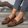 Casual schoenen elastische stof flat voor vrouwen 2024 Spring licht gaas dames flats werken comfortabel loafers vrouwelijke zapatos