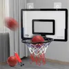 Mini cerceau de basket-ball pour enfants adultes en intérieur petit cerceau de basket-ball pour mur de porte monté et jeu de sport de balle de tir à la chambre 240408