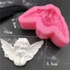 Kinds Sugarcraft Angel Silicone Stampo Ala ala a ciondolo Fondante 3D Bambino Forma Torta Strumenti di decorazione di decorazioni cioccolato Gumpaste Art Stampo