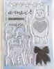 NEW French Clear Stamp Mask Stencil Transparent Seal For DIY Scrapbooking/Card Making A5057